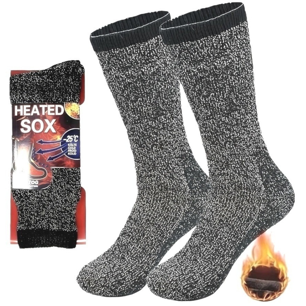Winter Thermal -25*C Winter Boot Socks 10-13 Warm 2.13 TOG Thick GRAY Outdoor